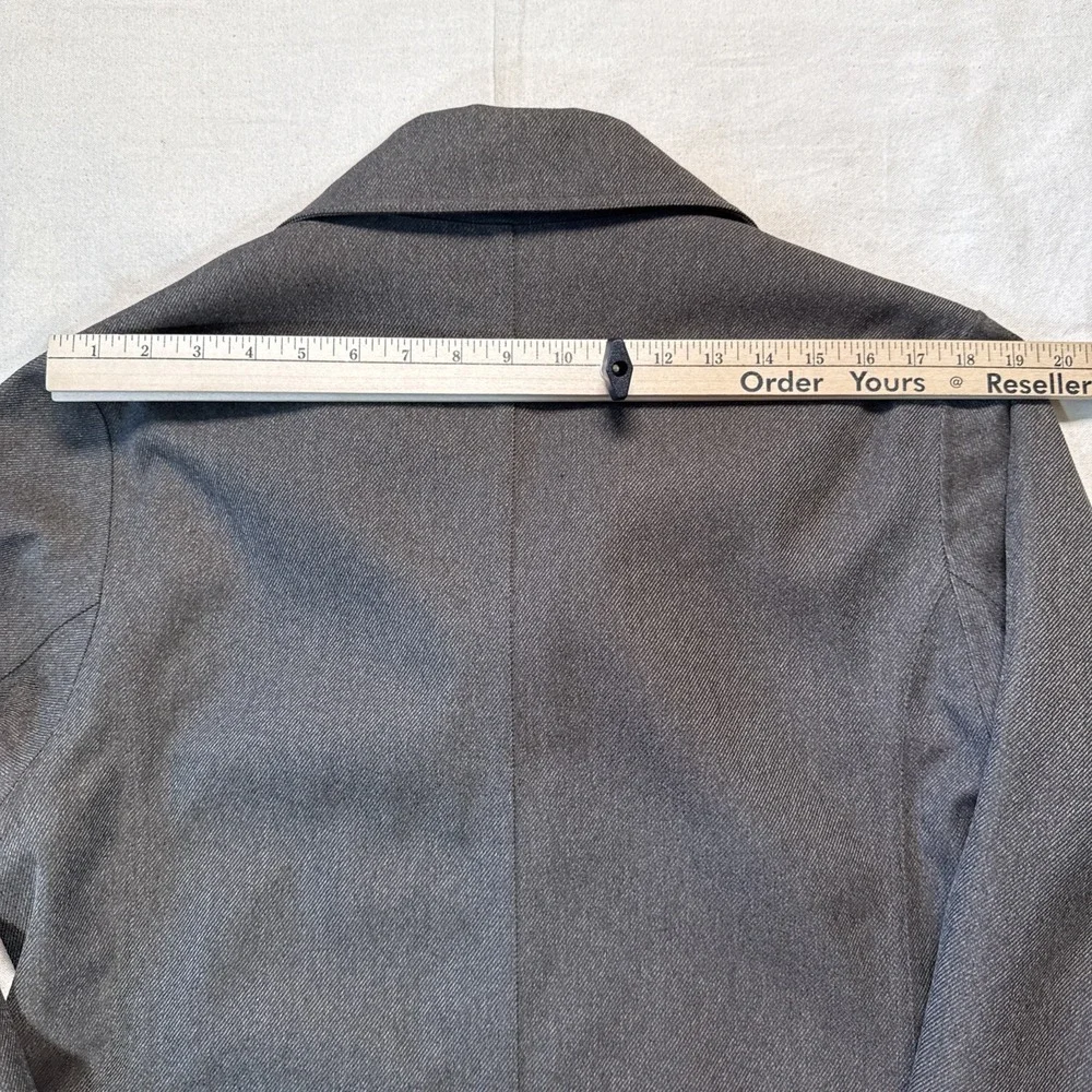 Men's Vaude Double Breasted Blazer Jacket Coat Sz L Gray Ceplex Active